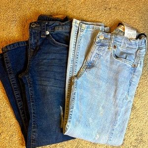 LEVI JEANS & TRUE RELIGION JEANS!! Size 8 boys. Good condition!